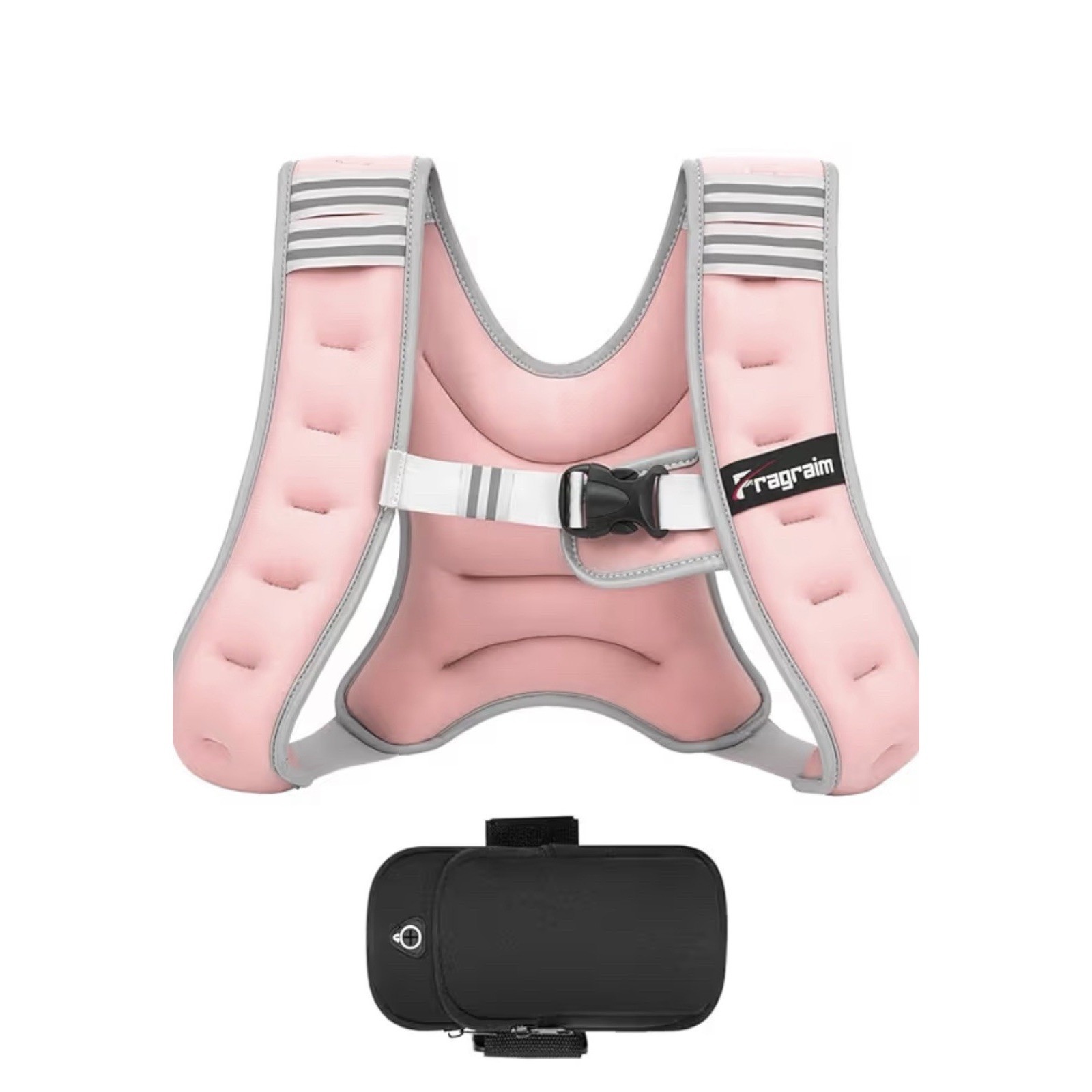 Zelus Weighted Vest 10lb Weight Vest W Reflective Stripe Pink Zelus Weighted Vest 10lb Weight Vest W Reflective Stripe Pink